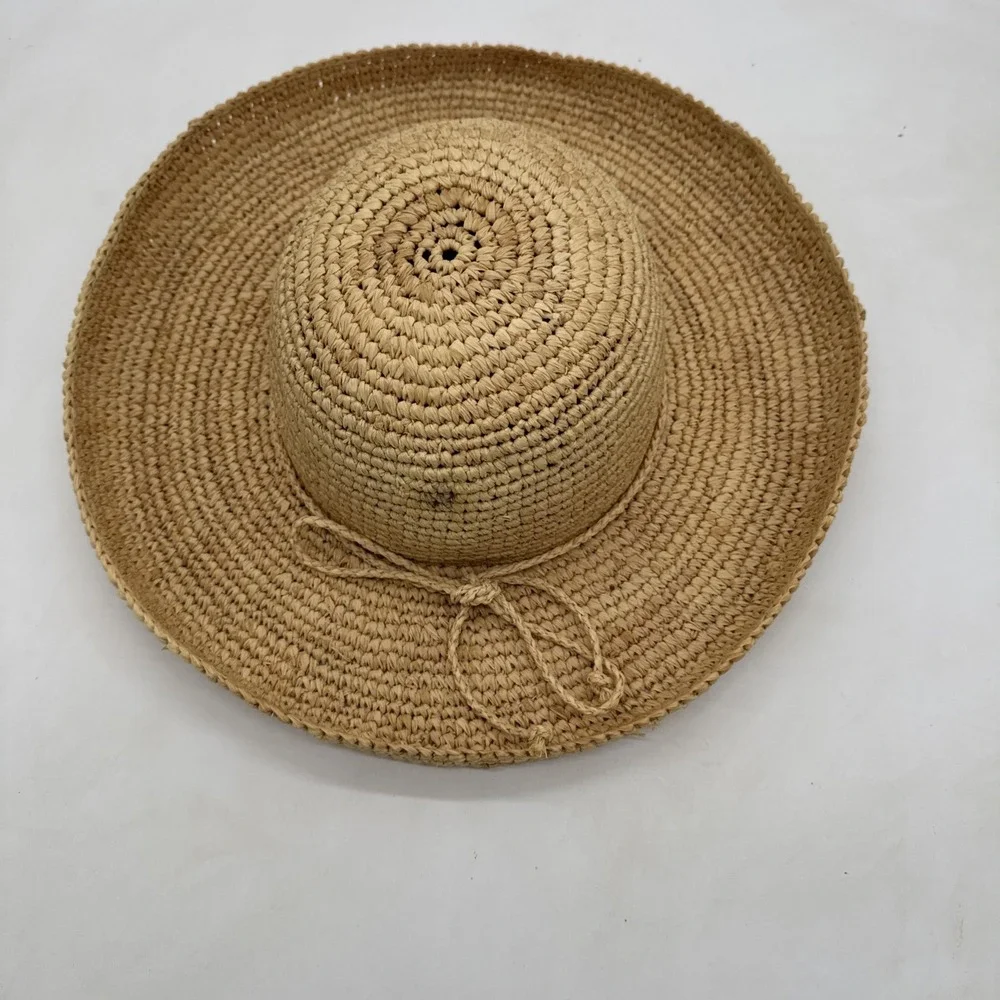 Corroboree Australia Raffia Straw Hat Handwoven Packable Travel Beach Unisex